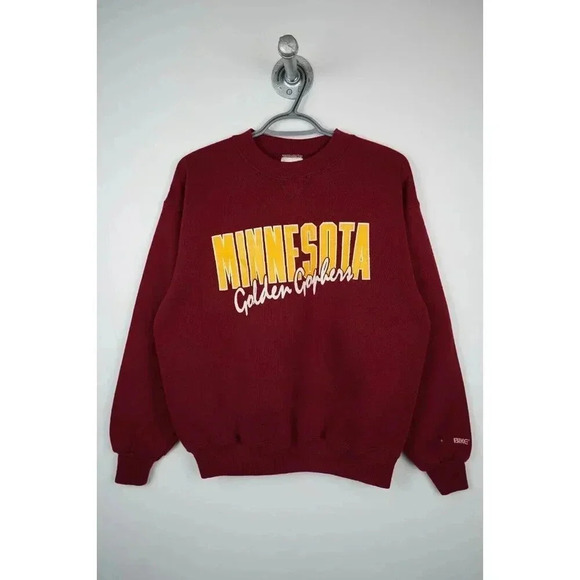Vintage Minnesota Golden Gophers NCAA Sweatshirt Women's M #657 - Picture 1 of 9